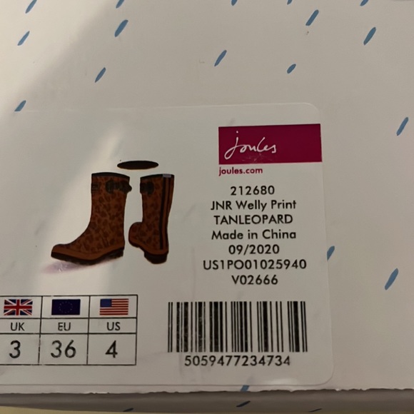 NWT Joules rain boots - Picture 6 of 7